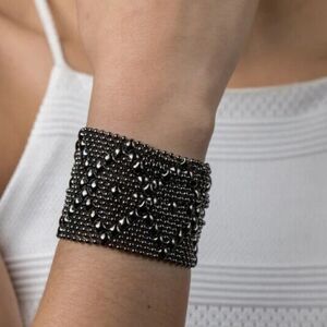 SG Liquid Metal B10-BLACK Finish Bracelet by Sergio Gutierrez